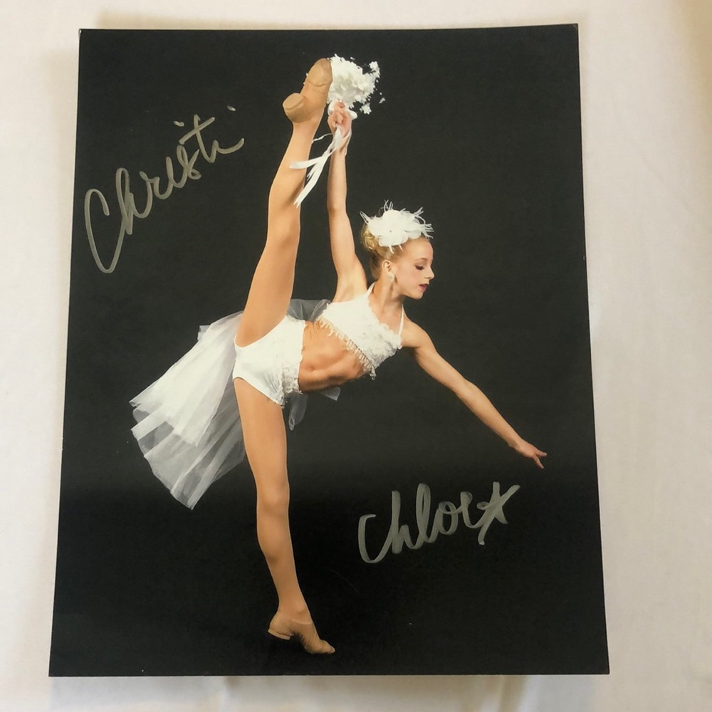 chloe lukasiak from dance moms autograph